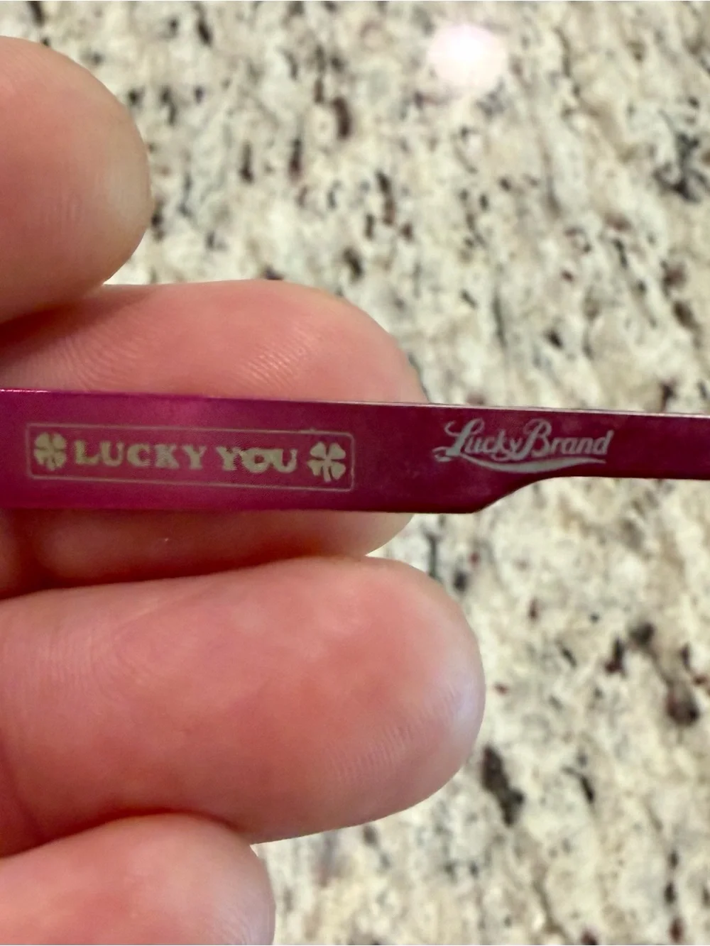 Lucky Brand “Lucky You” Stealie Eyeglasses Frames Purple 51-18-140